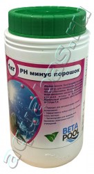 BETA POOL pH минус порошок 1 кг.
